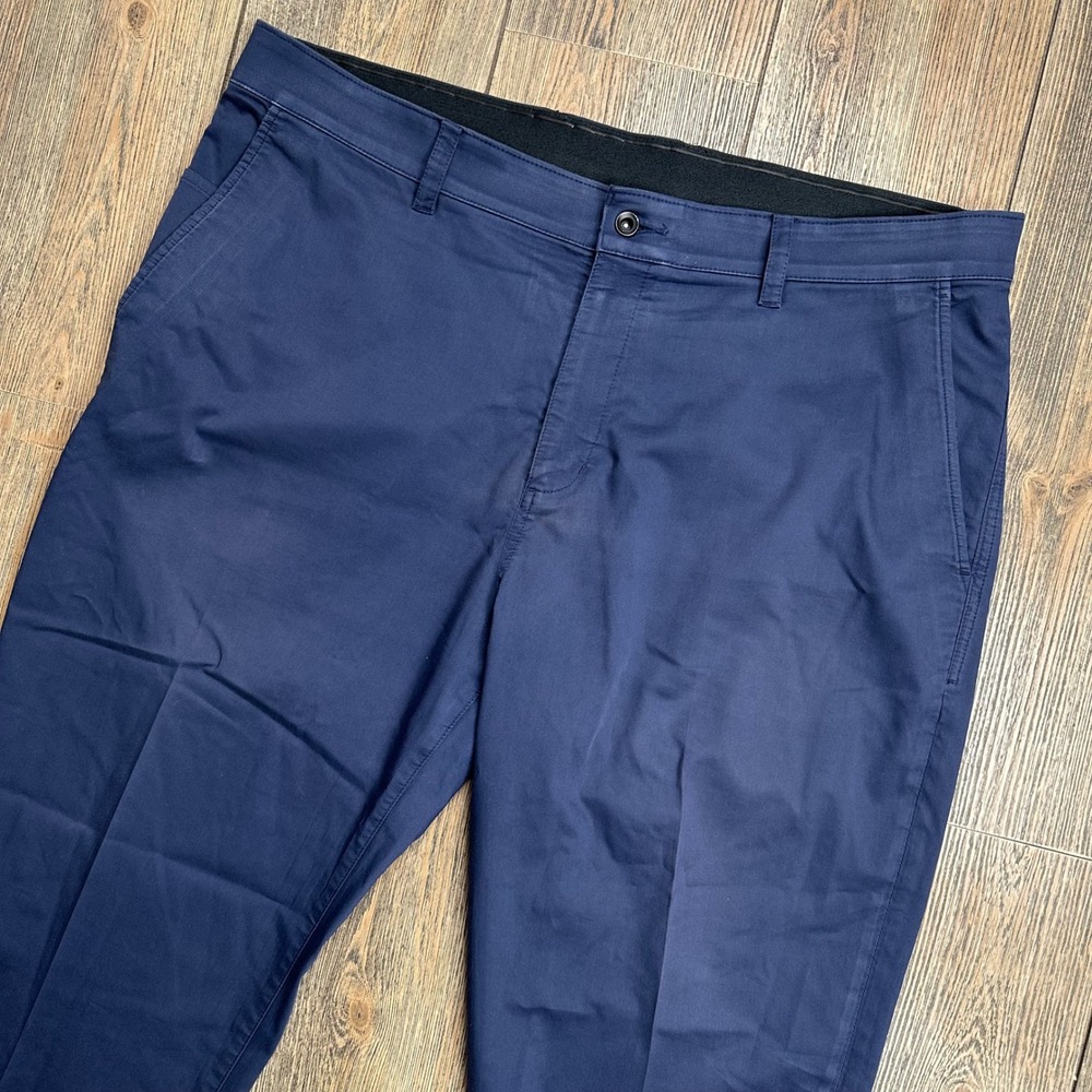 Nike Dri-FIT UV Golf Pants Standard Fit Chino Mens 40x28 Navy Blue DA4089-451